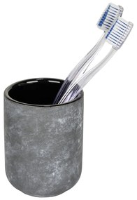 Portaspazzolino grigio in ceramica Sacile – Wenko