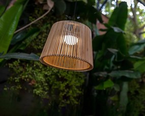 Lampadario LED design OKINAWA 40 HANG BATTERY marrone Ø39.6cm, luce calda 900 lumen, NEWGARDEN, IP54