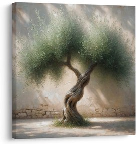 Quadro su tela – Vecchio ulivo nel Mediterraneo