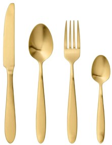Posate in acciaio inox color oro 4 pezzi - Bloomingville