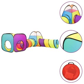 Tenda Da Gioco Per Bambini Multicolore 190x264x90 Cm /