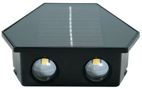 Immax 08488L - Lampada solare da parete LED 2W 5V IP54 con sensore