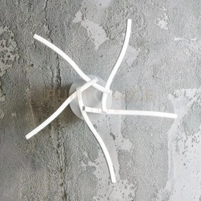 Tessa p/5 lampadario a soffitto a led 3000k  2300lm 38w alluminio e...