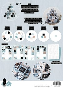 Calendario dell'Avvento con immagini da staccare - Natale nordico