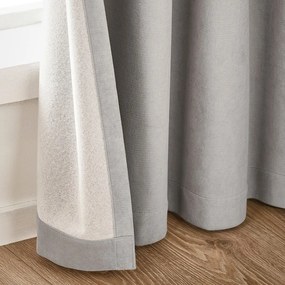 Tende in set oscuranti grigie in velluto 2 pz 117x137 cm Wilson – Catherine Lansfield