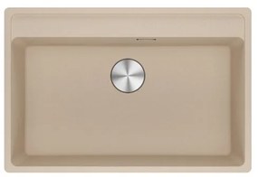 Lavello integrato 1 vasca FRANKE Maris fragranite L 51 x L 76 cm avena
