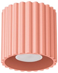 Sollux SL.1824 - Faretto AURA 1xGU10/10W/230V 10 cm rosa