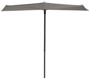 Ombrellone Da Balcone Sun Wave 270x150 Cm Grigio Chiaro /