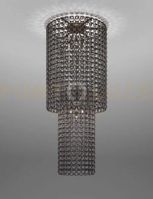 Giogali lampadadario a soffitto ca2 cristallo nickel nero e bronzo ...