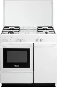 Cucina a gas con forno DE'LONGHI SGGW 854 N EDM bianca L 86 x P 50 cm