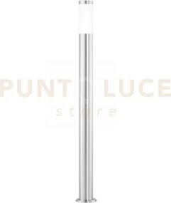 Paletto tokyo nikel 1 luce attacco e27 ip44 11,5x110cm in acciaio inox