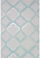 Tapete Quatrefoil von Osborne & Little - Duck Egg