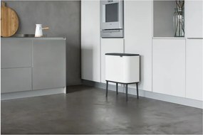 Cestino per la spazzatura in acciaio bianco touch 36 l Bo Touch Bin – Brabantia