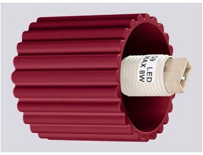 Lampada da parete burgundy Orbital – Sollux