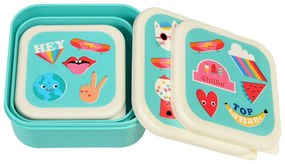 Portapranzo per bambini turchesi 3 pz Top Banana – Rex London