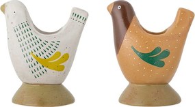 Candelieri in gres in set di 2 pezzi Reem - Bloomingville