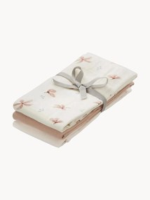 Set di 3 copertine in cotone organico Wildflower