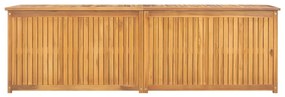 Cassa da giardino 175x50x55 cm in legno massello di teak