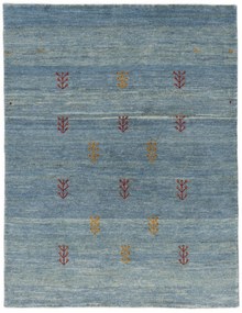 Gabbeh Tappeto persiano 190 x 150 Blu (Iran) Annodato A Mano
