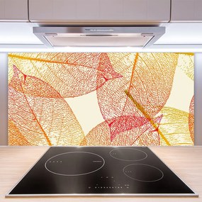 Pannello paraschizzi cucina Foglie di piante d'arte 100x50 cm