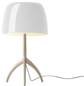 Foscarini - Lumiere Grande Lampada da Tavolo E27 Golden/Bianco Dimmerabile Foscarini