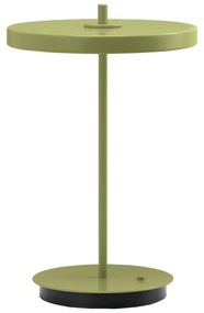 Lampada da tavolo LED verde in metallo con paralume in metallo (altezza totale 31 cm) Asteria Move – UMAGE