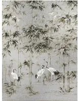 Coordonne Carta da parati panoramica Garzas Metallics - Silver