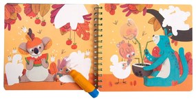 Pagine da colorare ad acqua Dans la Jungle - Moulin Roty