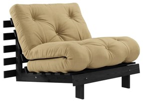 Sedia in colore senape Roots Black Night - Karup Design