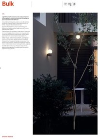 Redo 90642 - Lampada da esterno BULK 1xE27/28W/230V 50 cm IP44 antracite