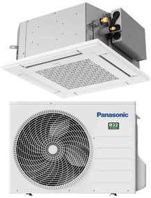 Condizionatore a muro monosplit PANASONIC a cassetta Nanoex 60X60 9000 BTU classe raffreddamento A++
