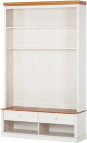 Set TV in legno di pino bianco 140x223 cm Anita - Støraa