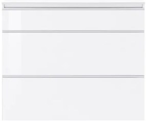 Scarpiera Da Ingresso 3 Ante 120x26x108 Bianco Laccato 24 Paia Magic Made in Italy