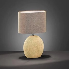 Wofi 845601236000 - Lampada da tavolo CARMEN 1xE14/40W/230V beige