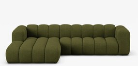 Divano angolare Lupine in bouclé – L290 cm