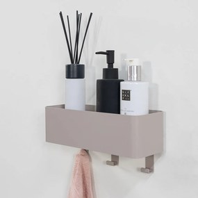 Mensola da bagno da parete grigio tortora in acciaio Multi – Spinder Design