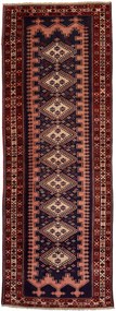 Gashghai Tappeto 110 x 290 Blu (Iran) Annodato A Mano