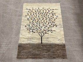 Gabbeh Tappeto 160x110 Beige (Iran) Annodato A Mano