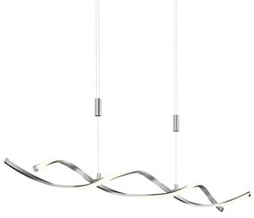 Lindby - Auron Lampada a Sospensione Nickel/Bianco Lindby