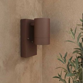 Applique GU10 con Sensore Crepuscolare IP65 per esterno - Corten
