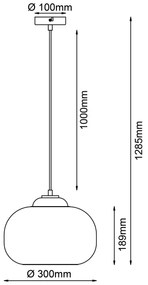 Brilliant - Lampada a sospensione BLOP 1xE27/60W/230V arancione