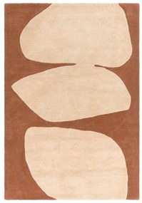 Tappeto in lana tessuto a mano color mattone 120x170 cm Canvas - Asiatic Carpets