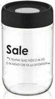 Barattolo sale in vetro 660 ml con scritta