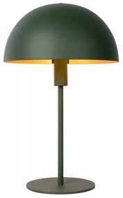 Lucide Lampada da tavolo con struttura in acciaio e diffusore a forma di fungo Siemon - 25W VERDE