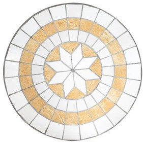 Tavolo Bistrot Tondo 60 Cm Piano In Mosaico E Acciaio Da Esterno Dalì