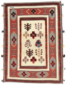 Kilim Tappeto persiano 90x60 Beige (Iran) Annodato A Mano