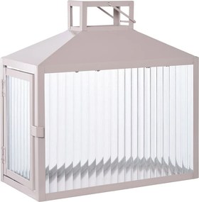 Lanterna in vetro (altezza totale 26,5 cm) Lucca – House Nordic