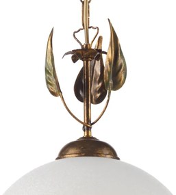 ONLI - Lampadario a sospensione con catena MIRA 1xE27/22W/230V diametro 40 cm