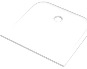 Piatto doccia SENSEA in carbonato di calcio Easy V2 bianco L 90 x L 90 x H 2.5 cm opaco