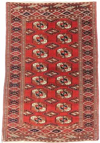Bokhara Tappeto 170x120 Rosso (Iran) Annodato A Mano